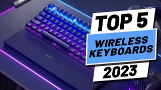 Top 5 BEST Wireless Keyboards of 2023 [upl. by Tertias]