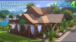 Jungle Feast 🌿 Bar amp Restaurant in Tomarang noCC THE SIMS 4  For Rent  Stop Motion [upl. by Harms]