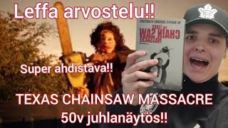 KÄVIN FINNKINOSSA KATSOMASSA TEXAS CHAINSAW MASSACRE 50V JUHLANÄYTÖKSEN arvostelu [upl. by Nnylarac]