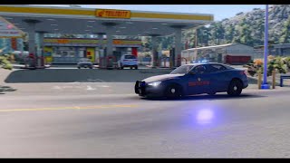 BeamNG Georgia State Patrol  GSP responding [upl. by Arocahs]