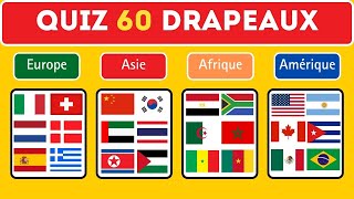 Peux tu deviner le pays par son DRAPEAU   quiz géographique [upl. by Batchelor]