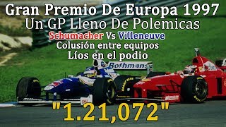 Un GP Lleno de Polémicas  GP De Europa Jerez 1997  HistoriasF1 [upl. by Gagliano]