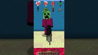 Squid Game vs Different Mobs meme shorts minecraft [upl. by Sievert]