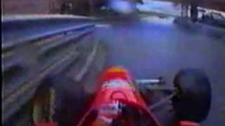 Monaco 1996  Schumacher Crashes Out [upl. by Ursala148]