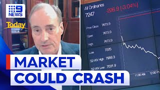 US economist predicting a major market crash for 2024  9 News Australia [upl. by Dine]