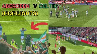 ABERDEEN V CELTIC 13 HIGHLIGHTS [upl. by Analart]