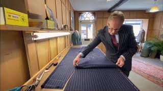 Cutting a Savile Row bespoke suit [upl. by Verdha]