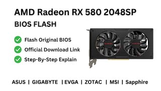 Flash AMD Radeon RX 580 2048SP BIOS [upl. by Courtney662]