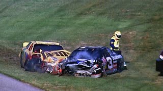 Dale Earnhardts fatal crash  Daytona [upl. by Abil130]