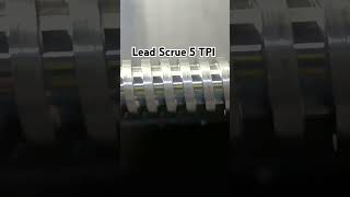 Lead Screw 5 TPI  Make 1 M Views cnc shorts ytshorts ytshort [upl. by Kooima544]