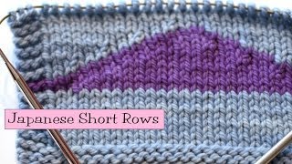 Knitting Help  Japanese Short Rows [upl. by Kcarb]