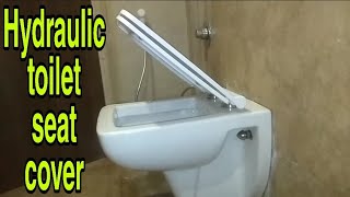 Hydraulic toiletseatcover fitting video [upl. by Irrej783]