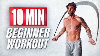 10 Min Beginner Weighted Jump Rope Workout [upl. by Ohcamac95]