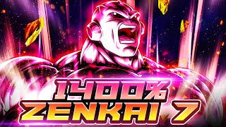 Z7 1400 LF JIREN DOES GREAT WITH HIS ZENKAI A FORCE TO BE RECKONED WITH  Dragon Ball Legends [upl. by Einahc829]