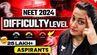 NEET 2024 difficulty level  MUST WATCH [upl. by Gnouh]