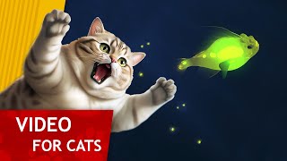 Cat Games  Get that Magic Fish Spectacular Video for Cats to watch 4K [upl. by Juli]