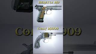 Beretta M9 Colt M1909 Revolver Pistol [upl. by Nodarb]