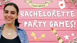 BACHELORETTE PARTY GAMES IDEAS  Simple Quick Party Games  Bridal Shower Games In Budget Hen Party [upl. by Oivalf]