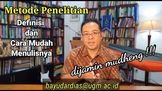 Metode Penelitian Skripsi Tesis dan Disertasi  Eps 6 [upl. by Gardener]