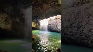 Relaxing Falls At Natural Bridge Springbrook National Park  Queensland [upl. by Niram]