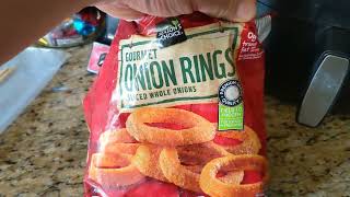 Seasons Choice Onion Rings from Aldis Tastes GREAT in the Air Fryer Short make and Review [upl. by Nylarak]