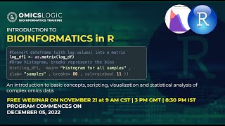 Webinar Introduction to Bioinformatics in R for beginners Biomedical Data Analysis [upl. by Kunin]