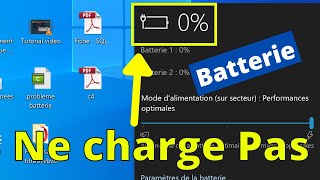 batterie ne charge plus windows 10 [upl. by Diaz390]