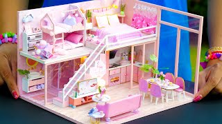 5 DIY Miniature Dollhouse Rooms for Girl [upl. by Ultann]