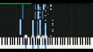 Eros Ramazzotti  Cosa della vita Piano Tutorial Synthesia  passkeypiano [upl. by Keldah447]