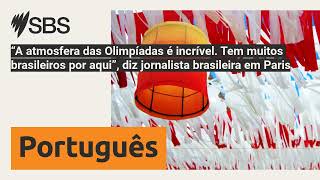 “A atmosfera das Olimpíadas é incrível Tem muitos brasileiros por aqui” diz jornalista [upl. by Laersi]