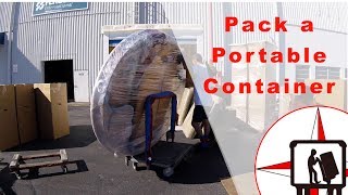 HOW TO PACK OR LOAD A PODS PORTABLE CONTAINER FOR MOVING [upl. by Cutlerr]