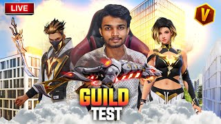 V Badge Youtubers Guild Test 🏆  Headshot  Custom 1 Vs 1 Easy Guild Test 💀  Free Fire shortslive [upl. by Ainola]