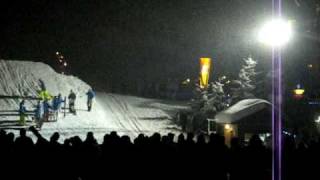 Finale of the Fire and Ice Show Whistler Village New Years Eve [upl. by Luthanen]