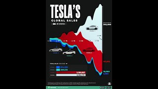 Teslas Remarkable Growth 20162023 [upl. by Einattirb]