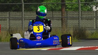 Kart Racing Pro Pista Azzurra Jesolo  F100 RETRO Kart Onboard Hotlap [upl. by Etam]