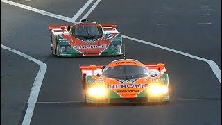 MAZDA 787B amp 767B in 岡山国際サーキット ～ロータリーサウンド、夢の競演！～ [upl. by Adekan]