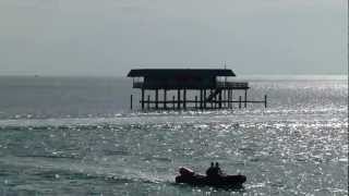 Stiltsville Miami FL or Key Biscayne  Raw Video [upl. by Timmi852]