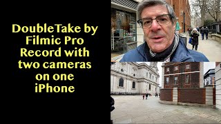 DoubleTake by Filmic Pro  Record with two cameras at the same time on your iPhone [upl. by Birkett]