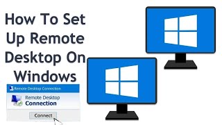 How to EASILY Set Up Remote Desktop on Windows 10 11 [upl. by Kingdon]