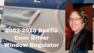 How To Replace Your Vw Beetle Convertible 20032010 Window Regulator [upl. by Karolyn]