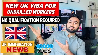 UK Companies Recruiting 40000 Unskilled Overseas Workers  UK Seasonal visa update [upl. by Assenej]