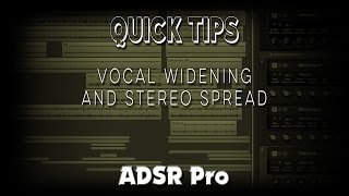 Quick Tips Vocal Widening and Stereo Spread in Cubase [upl. by Adore]