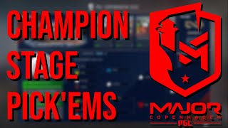 PICKEMS CS2 PGL COPENHAGEN MAJOR CHAMPION STAGE [upl. by Itsym852]