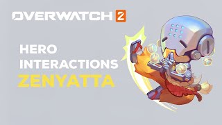 Overwatch 2  Hero Interactions Zenyatta [upl. by Latif]