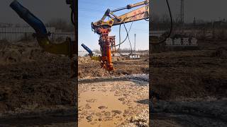 Powerful Excavator Dredge Pump in Action Generated using dredgepump shortvideo RustRenewal [upl. by Pineda]