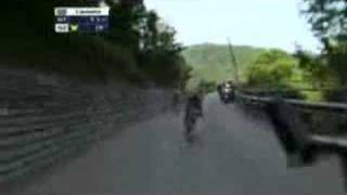 Spectacular Cycling Crash Schleck Switzerland 08 [upl. by Malcah]