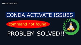 Conda comand not found error  how to deal with it  conda tutorial [upl. by Tace729]