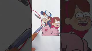 Guess The Real Tool Of Gravity Falls gravityfallsartshorts ytshorts [upl. by Shiverick155]