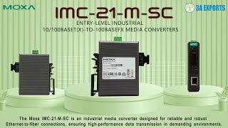 Robust and Efficient Moxa IMC21MSC for Industrial Applications [upl. by Ricard]