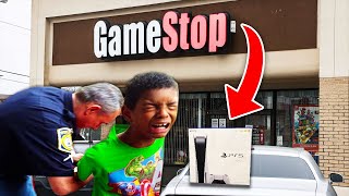 he STOLE dads car to buy PS5 From Gamestop Fortnite [upl. by Giorgi]